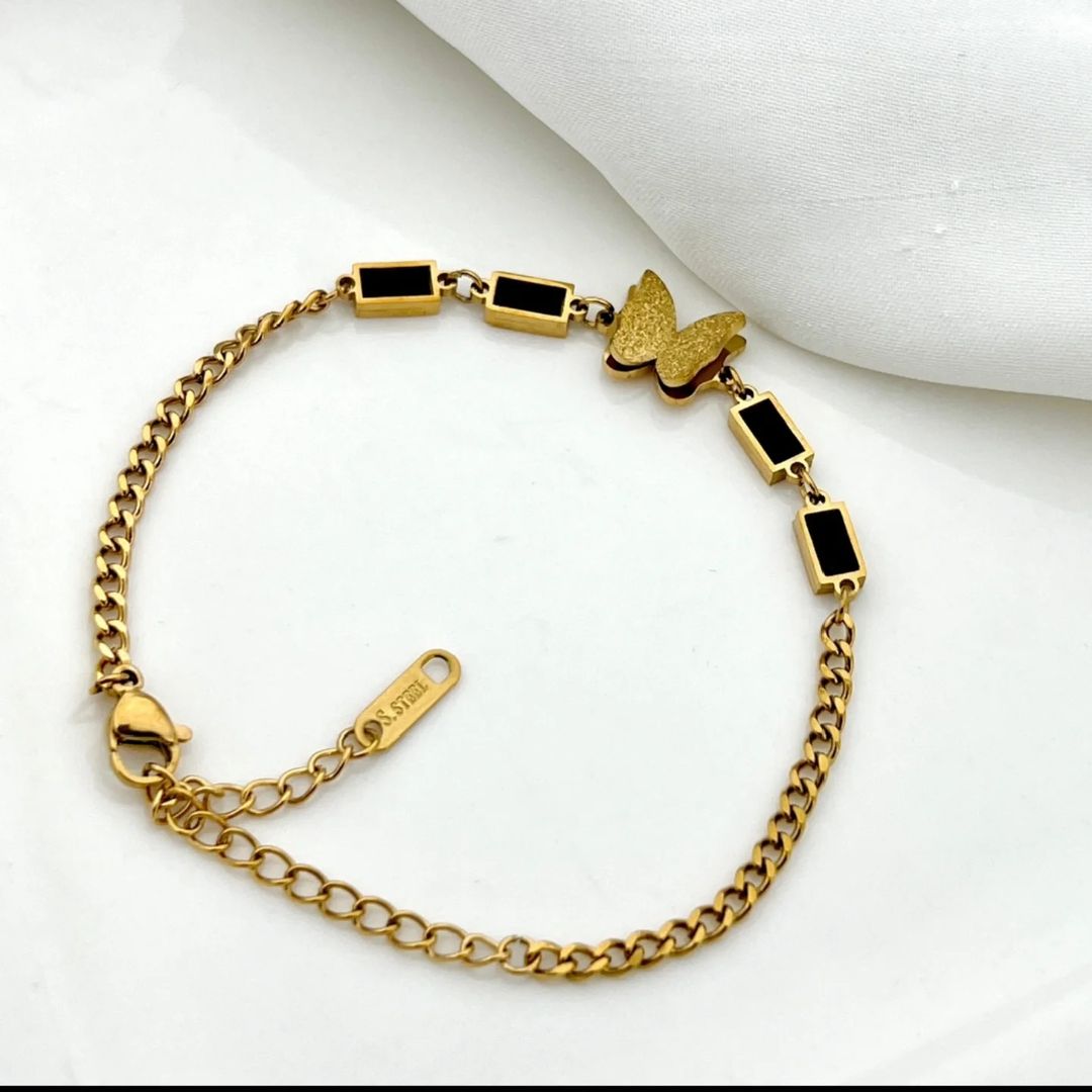 Golden Butterfly Bracelet